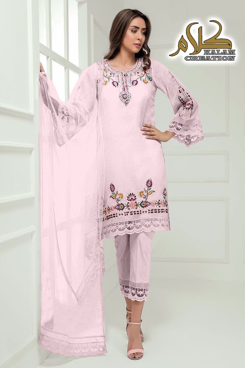 Kalam 1101 Fancy Ethnic Wear Georgette Ready Made Collection